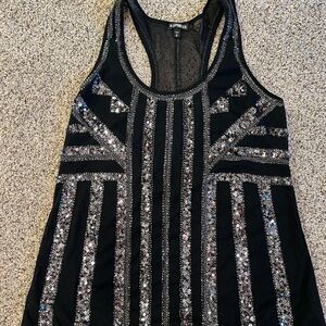 Women’s Express sleeveless top size medium Sequins
